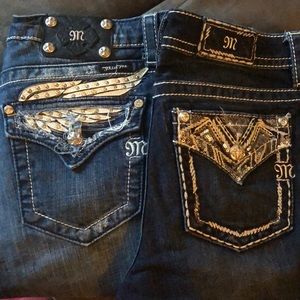 Never worn Authentic Miss Me jeans bundle!!!